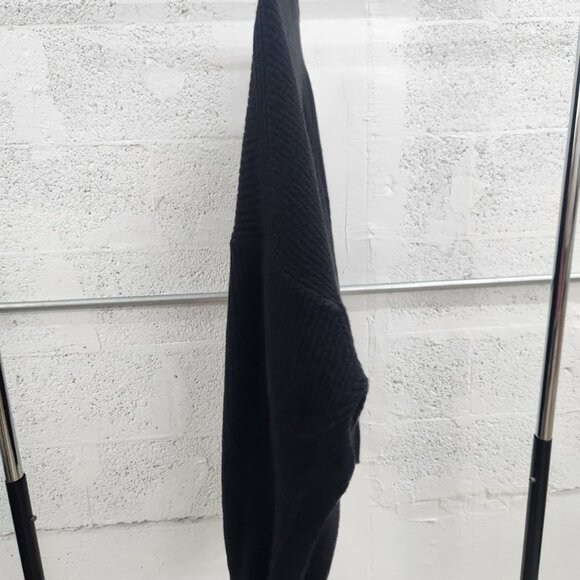 NWT AVA & VIV Black Deep V-Neck Ribbed Sweater 4X - Picture 7 of 9